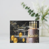 Postale Bonne carte d'anniversaire (Debout devant)