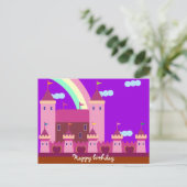 Postale Bonne carte d'anniversaire 0001 (Debout devant)