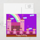 Postale Bonne carte d'anniversaire 0001 (Devant / Derrière)