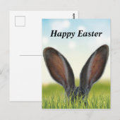 Postale Bonne carte de Pâques (Devant / Derrière)