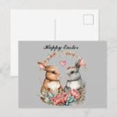 Postale Bonne carte de Pâques (Devant / Derrière)
