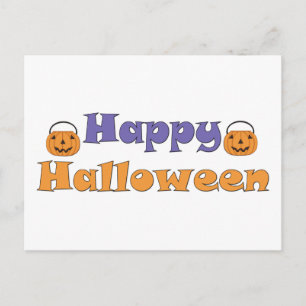 Postale Bonne carte de recettes Citrouilles Halloween