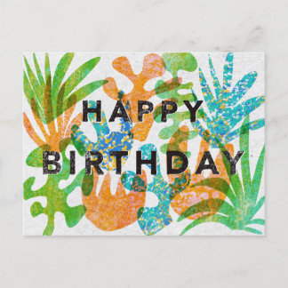 Postale Bonne carte de voeux d'anniversaire dans l'effet s