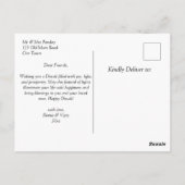 Postale Bonne carte de voeux Diwali (Dos)