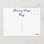 Postale Bonne carte de voeux pour danseuse du ventre d'ann (Dos)