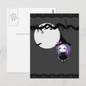 Postale Bonne carte Halloween (Devant / Derrière)