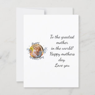 Postale Bonne carte mère jour