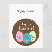 Postale Bonne carte Pâques mignonne (Devant)