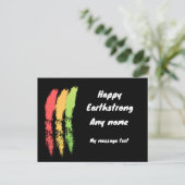 Postale Bonne Earthstrong Reggae Carte d'anniversaire (Debout devant)