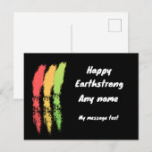 Postale Bonne Earthstrong Reggae Carte d'anniversaire (Devant / Derrière)