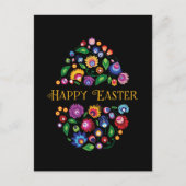 Postale Bonne Pâques (folklore) Carte personnalisable (Devant)