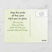 Postale Bonne Saint Patrick Bénédiction pour vous Carte po (Dos)