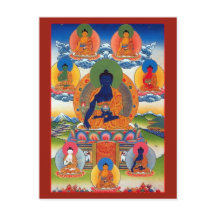 Bouddha de la Médecine Carte d'autel bouddhiste ti