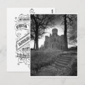 Postale Bougie fantôme, carte Armoire (Devant / Derrière)