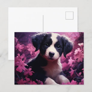 Postale Bouquet-kaart van Joie Canine Briefkaart