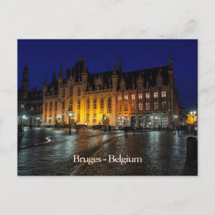 Postale Bruges, Belgique. Carte postale. Texte personnalis