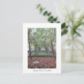 Postale Bryant Park, carte New York Post (Debout devant)