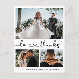 Postale Budget Mariage Merci 3 Photo Collecte Carte postal