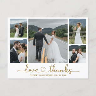 Postale Budget Mariage Merci 5 Photo Collecte Carte postal