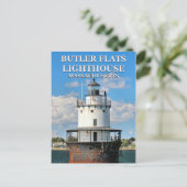 Postale Butler Flats Lighthouse, Massachusetts Carte Posta (Debout devant)