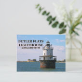 Postale Butler Flats Lighthouse, Massachusetts Carte Posta (Debout devant)