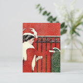 Postale C Coles Phillips « Correspondance de carte de Noël (Debout devant)