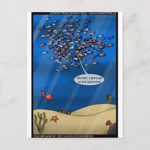 Postale Cadeaux drôles de vacances de pêche T-shirts Carte