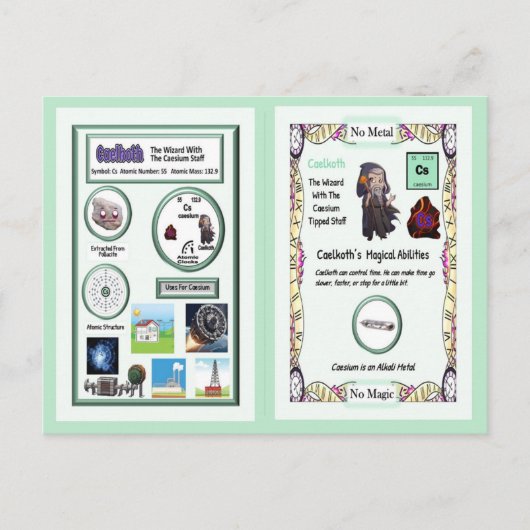 Postale Caelkoth - Carte de commerce césium (Devant)