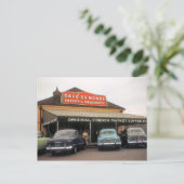 Postale Café Stand, Carte New Orleans (Debout devant)