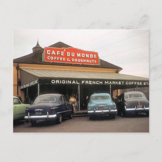 Postale Café Stand, Carte New Orleans (Devant)