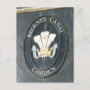 Postale Canal de Regent's - Camden Lock - Londres - Carte