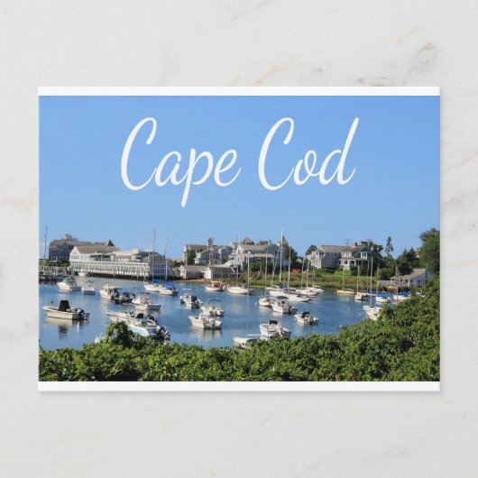 Postale Cape Cod, Harwich MA Wychmere Harbour Carte postal (Devant)