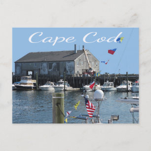 Postale Cape Cod Provincetown MA Fishermans Wharf Carte po