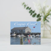 Postale Cape Cod Provincetown MA Fishermans Wharf Carte po (Debout devant)