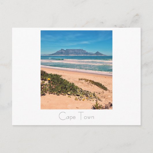 Postale Cape Town Afrique du Sud Table Mountain Carte post (Devant)