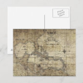 Postale Caraïbes - ancienne carte (Devant / Derrière)