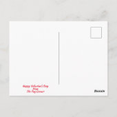 Postale Carlins et baisers Carte Saint-Valentin (Dos)