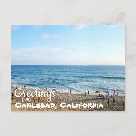 Postale Carlsbad State Beach California Coast Carte postal (Devant)