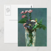 Postale Carnations et clématites par Edouard Manet Carte P (Devant / Derrière)