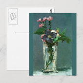 Postale Carnations et clématites par Edouard Manet Carte P (Devant / Derrière)