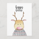 Postale Carte (10,8 cm x 14,2 cm) - Deer (Devant)