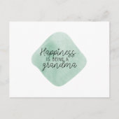 Postale Carte 10,8 cm x 14,2 cm - Happiness Is Being A Gra (Devant)