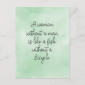 Postale Carte (10,8 x 14,2 cm) - A Woman Without A Man (Devant)