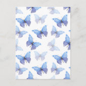 Postale Carte (10,8 x 14,2 cm) - Butterfly Pattern (Devant)