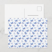 Postale Carte (10,8 x 14,2 cm) - Butterfly Pattern (Devant / Derrière)