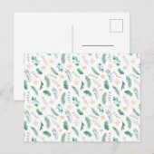 Postale Carte (10,8 x 14,2 cm) - Christmas Pattern (Devant / Derrière)