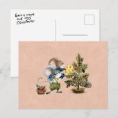 Postale Carte (10,8 x 14,2 cm) - Double petit Mice (Devant / Derrière)