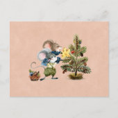 Postale Carte (10,8 x 14,2 cm) - Double petit Mice (Devant)