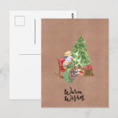 Postale Carte (10,8 x 14,2 cm) - Warm Wishes (Devant / Derrière)