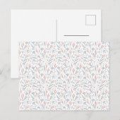 Postale Carte (10,8 x 14,2 cm) - Winter Pattern (Devant / Derrière)